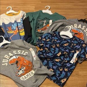 Kids Dinosaur and Shark Themed Sweatshirts